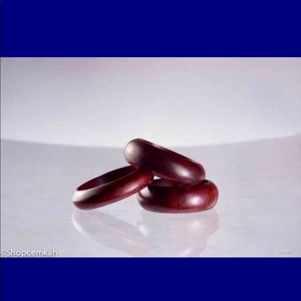 100% African wood bangles